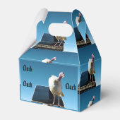 Weihnachts-Türkei, die glaubt, er sei ein Hühnchen Geschenkschachtel (Rückseite)