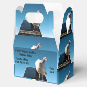 Weihnachts-Türkei, die glaubt, er sei ein Hühnchen Geschenkschachtel (Geöffnet)