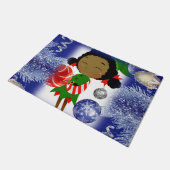 Weihnachts-Türmatte, Elf Fußmatte (Schrägansicht)