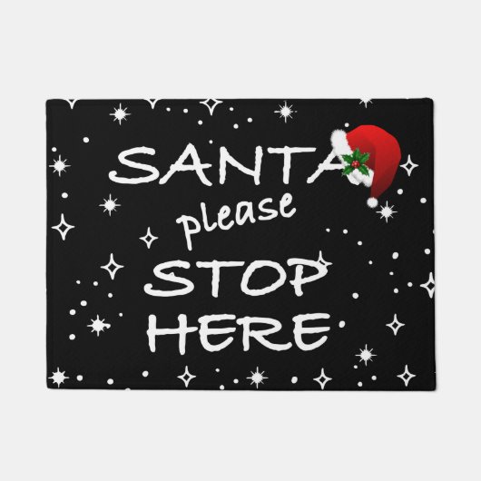 Weihnachts-Türmchen Fußmatte (Vorderseite)