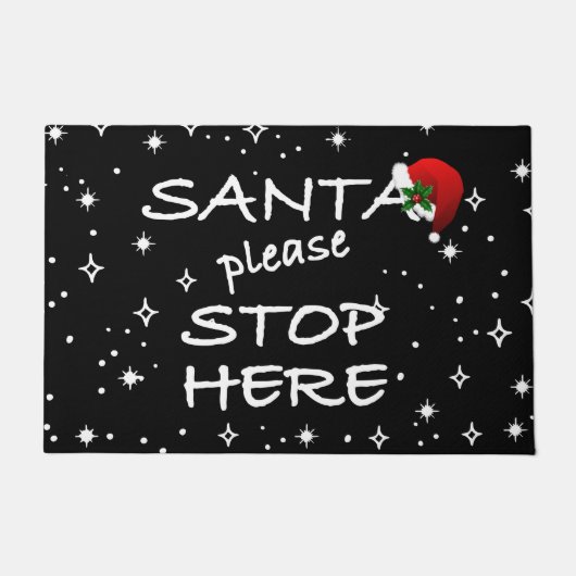 Weihnachts-Türmchen Fußmatte (Vorderseite)