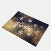 Weihnachts-Türmchen Fußmatte (Schrägansicht)