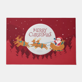 Weihnachts-Türmchen Fußmatte