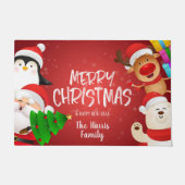 Weihnachts-Türmchen Fußmatte (Vorderseite)