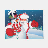 Weihnachts-Türmchen Fußmatte (Vorderseite)