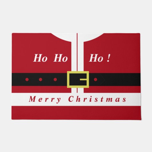 Weihnachts-Türmchen mit Weihnachtsdesign - Funny Fußmatte (Vorderseite)