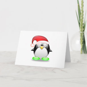 Weihnachts-Tux Feiertagskarte