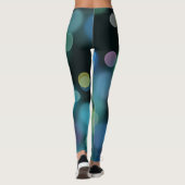 Weihnachts-Twilight-Muster für Mitternachtsblau Leggings (Rückseite)