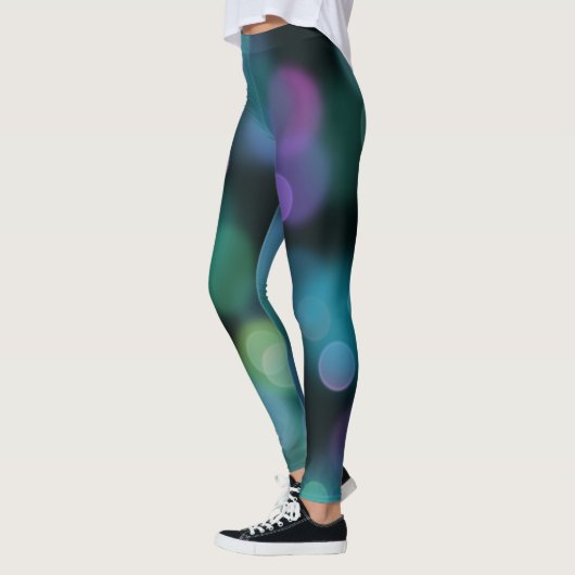 Weihnachts-Twilight-Muster für Mitternachtsblau Leggings (Links)