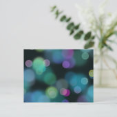 Weihnachts-Twilight-Muster für Mitternachtsblau Postkarte (Stehend Vorderseite)