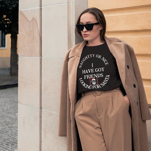 Weihnachts-Typ auf der Suche nach Weihnachten T-Shirt