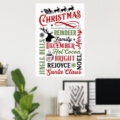 Weihnachts-U-Bahn Poster (Heimbüro)