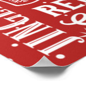 Weihnachts-U-Bahn Poster (Ecke)