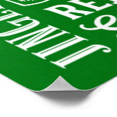 Weihnachts-U-Bahn Poster (Ecke)