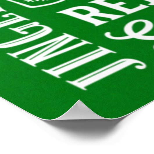 Weihnachts-U-Bahn Poster (Ecke)