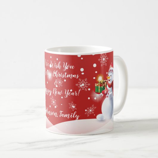 Weihnachts-u. guten Rutsch ins Neue Kaffeetasse (VorderseiteRechts)