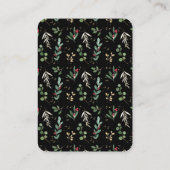 Weihnachts-UAWG mit QR-Code | Gilded Greenery Begleitkarte (Rückseite)