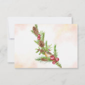 Weihnachts-UAWG RSVP Karte (Rückseite)