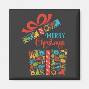 Weihnachts-Überraschungsbox Magnet