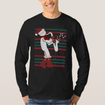 Weihnachts Ugly Sweater Band Boy Saxophon Player