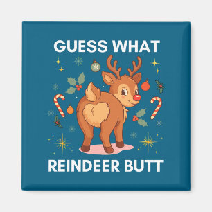 Weihnachts-Ugly-Sweater für Kleinkinder - Rate mal Magnet