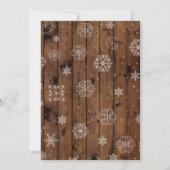 Weihnachts Ugly Sweater Jumper Party Dinner einlad Einladung (Rückseite)