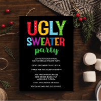 Weihnachts Ugly Sweater Office Erwachsene Party Ei