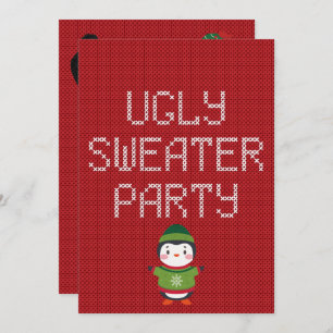 Weihnachts Ugly Sweater Party Einladung