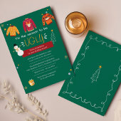 Weihnachts Ugly Sweater Party Einladung