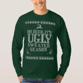 Weihnachts-Ugly-Sweater-T - Shirt (Vorderseite)