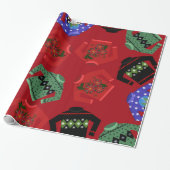 Weihnachts-Ugly-Sweaters glänzend Wrapping Paper Geschenkpapier (Ungerollt)