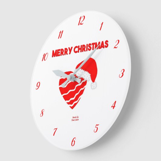 Weihnachts-Uhr-Weihnachtslied Große Wanduhr (Winkel)