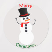 Weihnachts-Umschlag Aufkleber/Aufkleber/ Etiketten (Design 1)