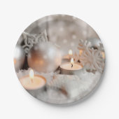 Weihnachts- und Adventsdekor Pappteller (Vorderseite)