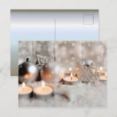 Weihnachts- und Adventsdekor Postkarte (Vorne/Hinten)