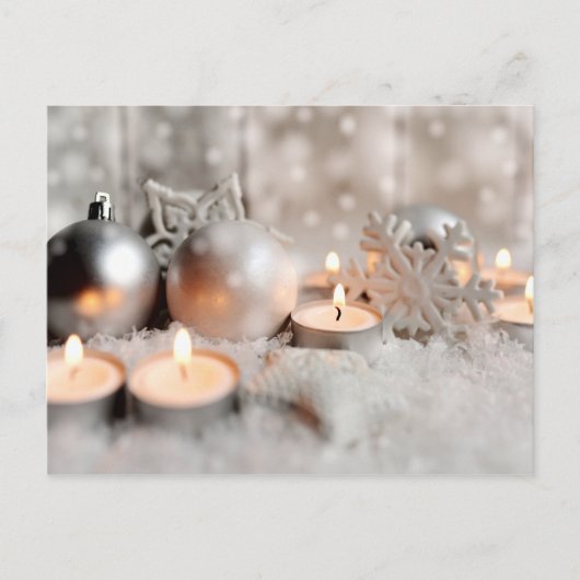Weihnachts- und Adventsdekor Postkarte (Vorderseite)