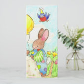 Weihnachts- und Ballongeburtstag einladen Einladung (Stehend Vorderseite)