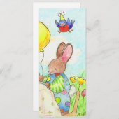 Weihnachts- und Ballongeburtstag einladen Einladung (Vorne/Hinten)