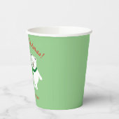 Weihnachts- und Bärenweihnachtscreen Pappbecher (Links)