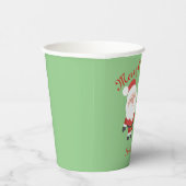 Weihnachts- und Bärenweihnachtscreen Pappbecher (Rechts)