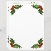 Weihnachts- und Berries-Briefpapier