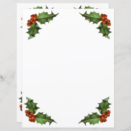 Weihnachts- und Berries-Briefpapier