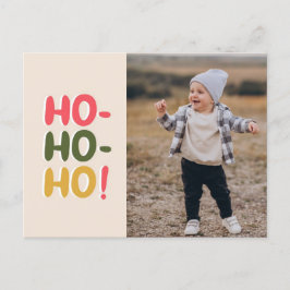 Weihnachts- und Feiertagskarte mit Foto Feiertagspostkarte