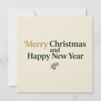 Weihnachts- und Frohes Neues Jahr Grußkarten Karte
