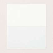 Weihnachts- und Handgemalte Faltkarte (Innenseite Aufgefaltet)