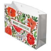 Weihnachts- und Handlackbeutel Große Geschenktüte (Rückseite Schrägansicht)