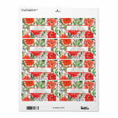 Weihnachts- und Handlacketikett (Vorne)