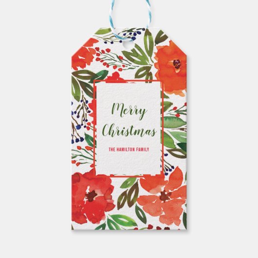 Weihnachts- und Handlackgeschenk Geschenkanhänger (Vorderseite)