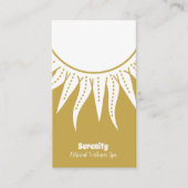 Weihnachts- und MondVisitenkarte Visitenkarte (Vorderseite)