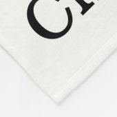 Weihnachts- und Mrs. Claus-Decken Fleecedecke (Ecke)